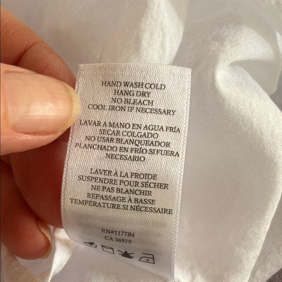 Rails Tina Villa striped dress size L. Blue & White striped Maxi Dress - Picture 9 of 13